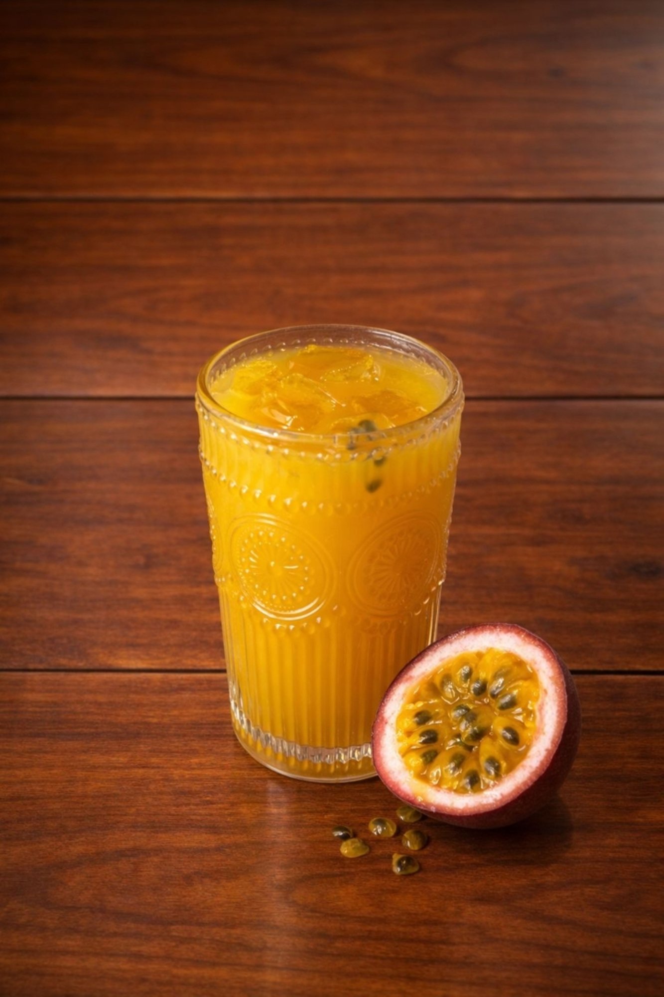 Fresh passion fruit juice