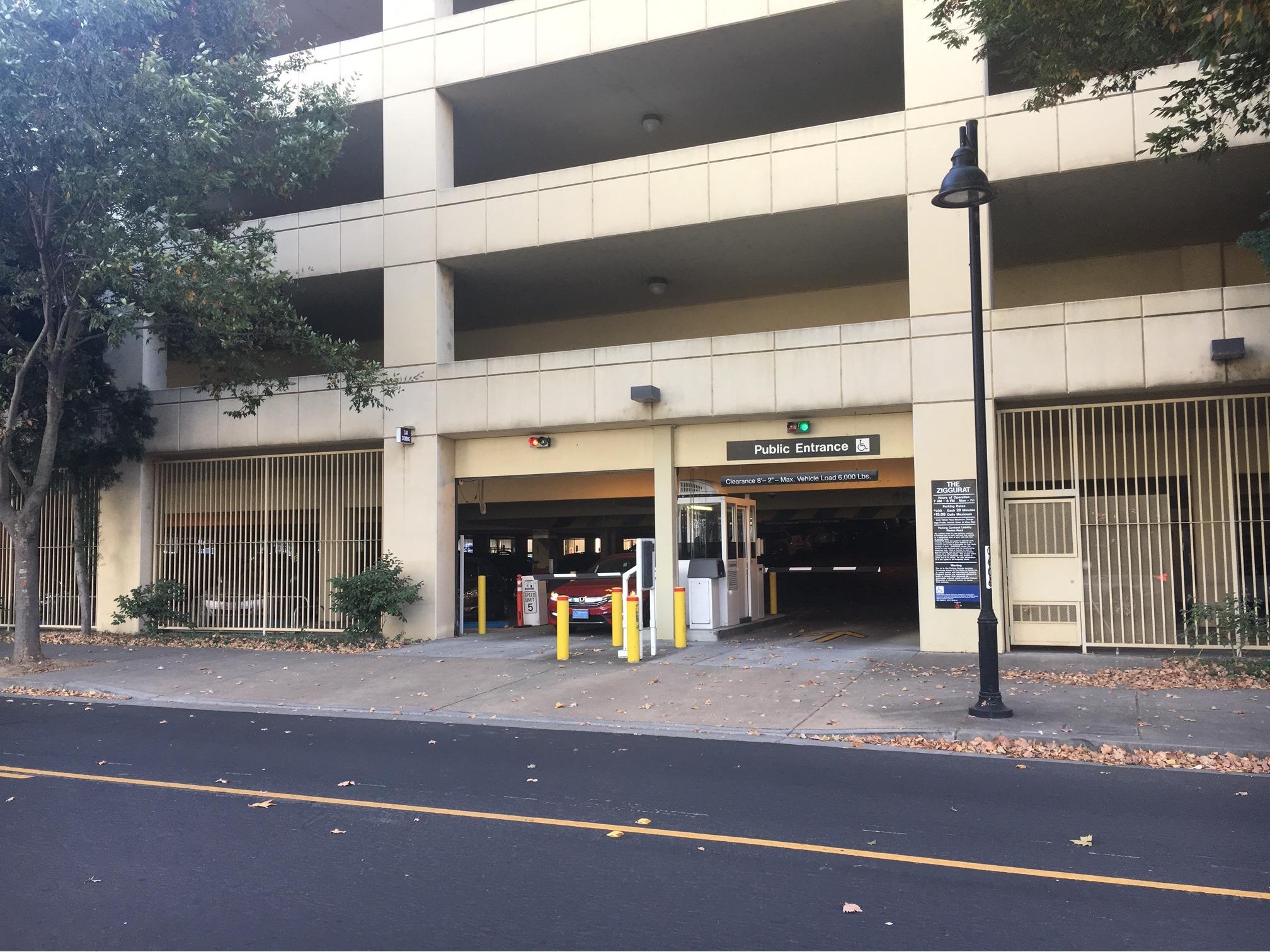 Ziggurat Building Garage-SP+ Parking Photo