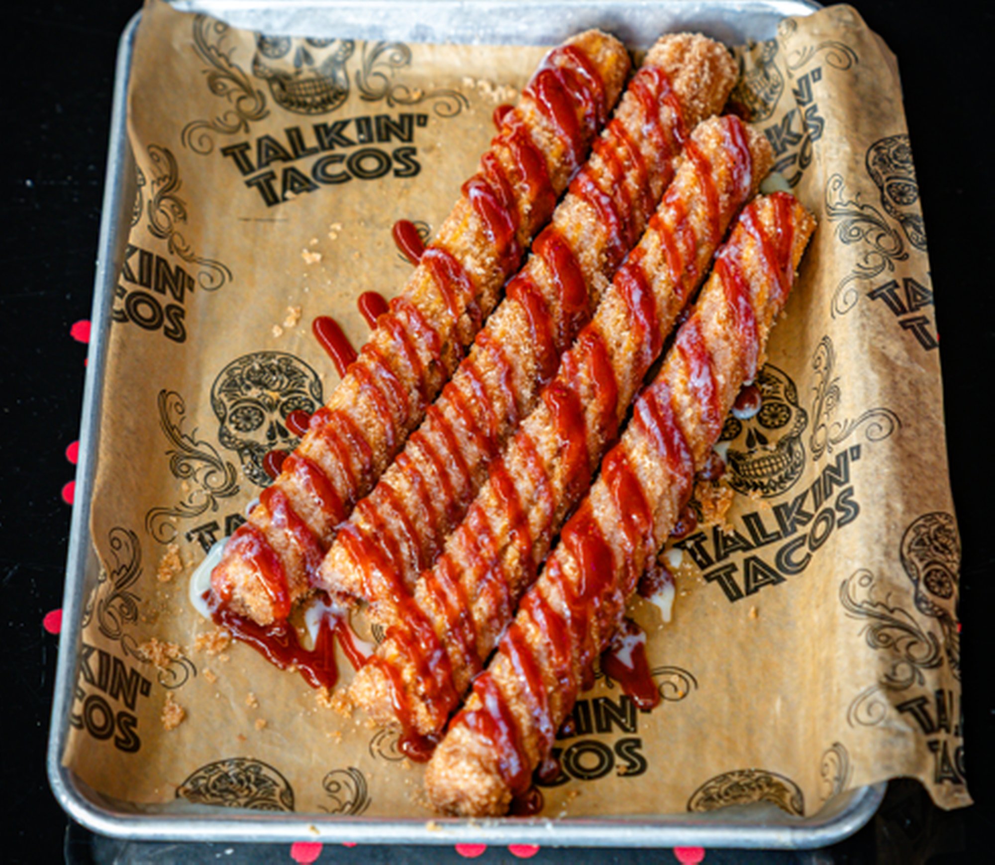 Strawberry Cream Churros