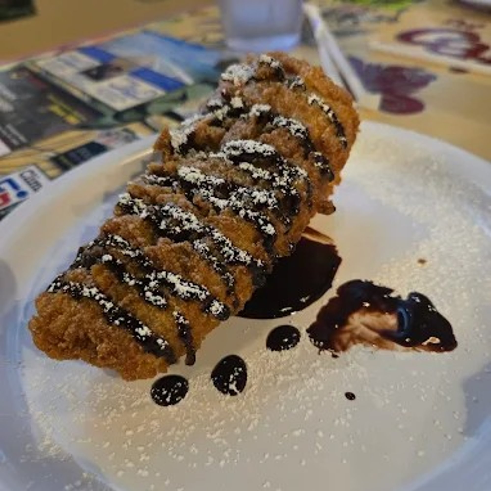 Deep fried cheese cake