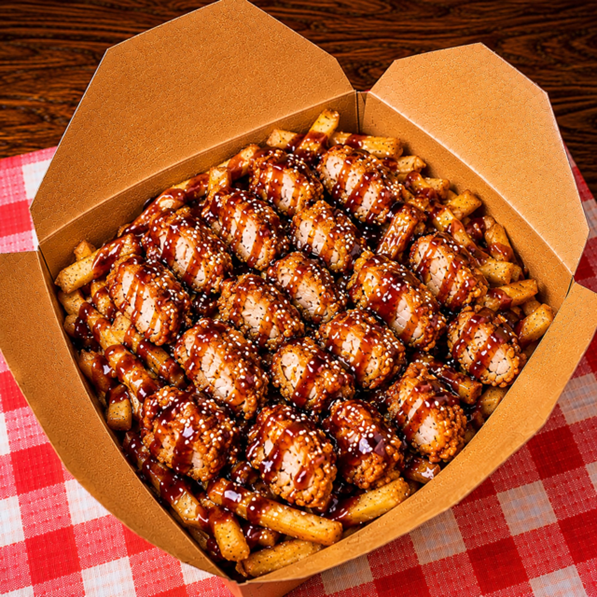 Teriyaki Crispy Chicken Fries Bowl