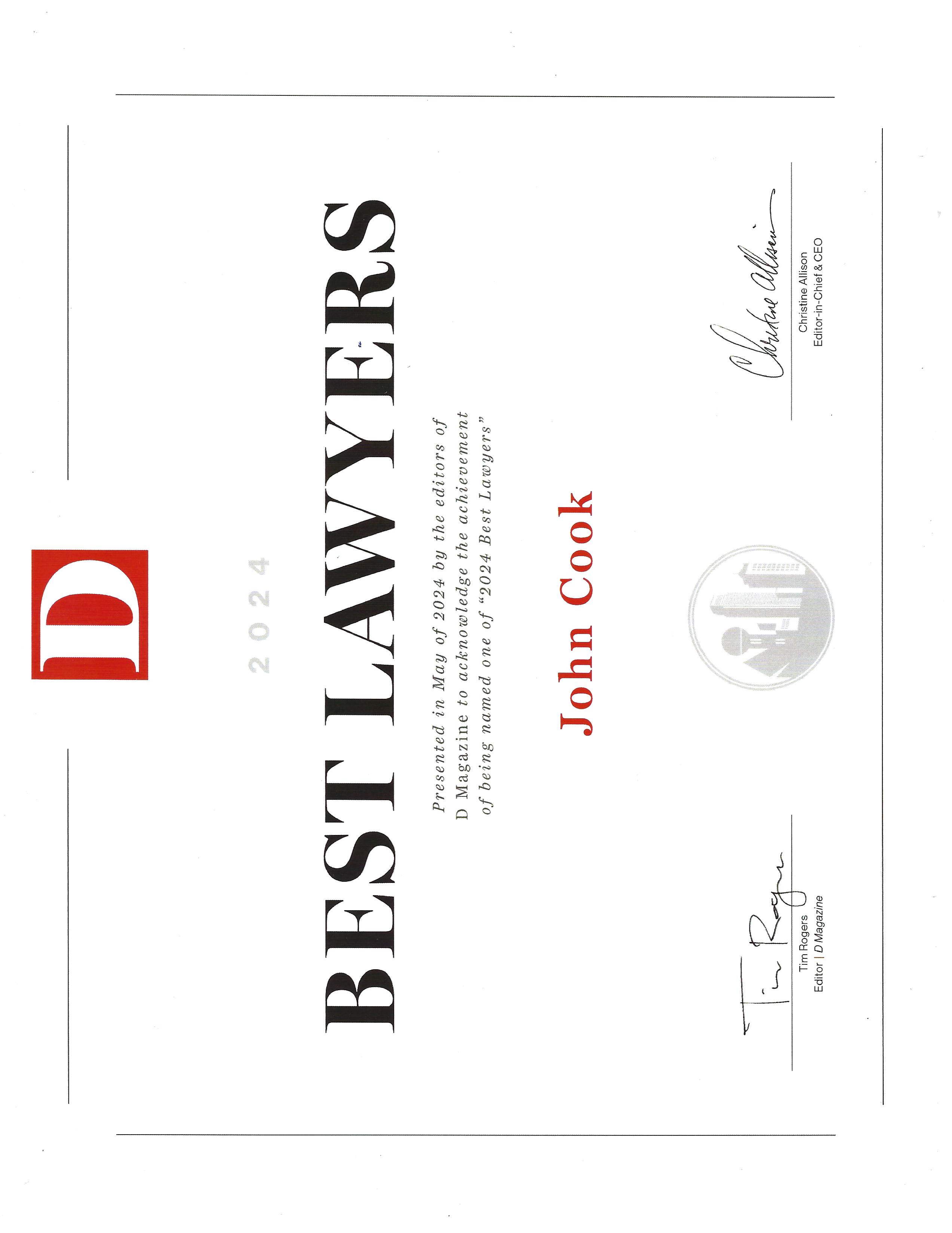 John M. Cook, Attorney at Law Image