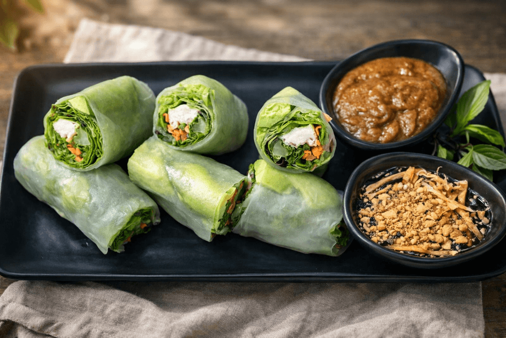 Vg - tofu & avocado fresh rolls