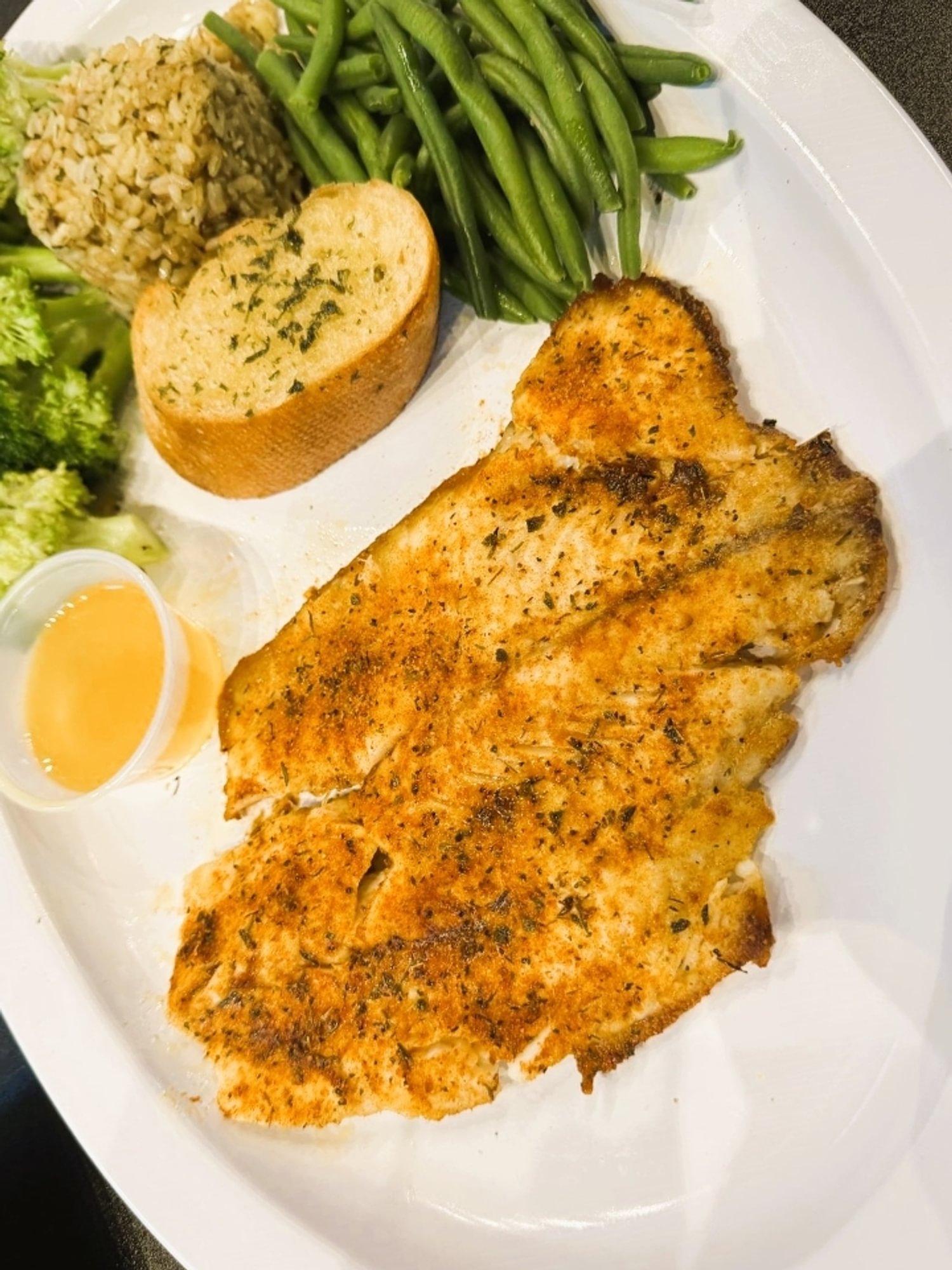 Broiled Filet Catfish