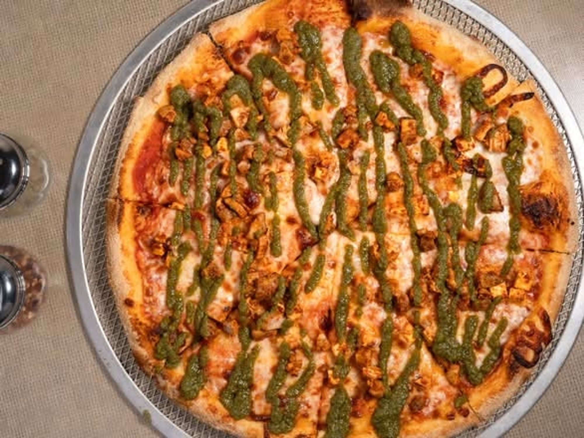 Chicken Pesto Pizza