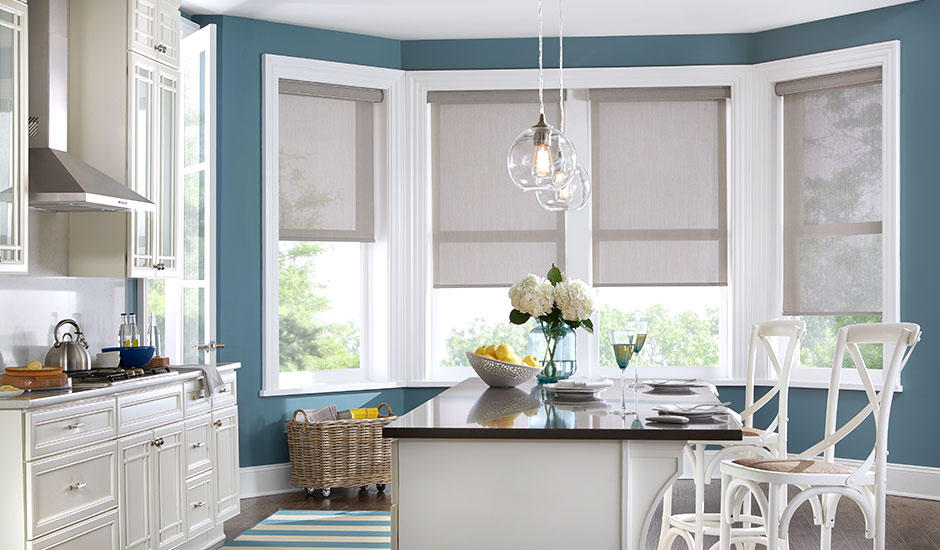 Roller Shades In Kitchen - Budget Blinds Staten Island South