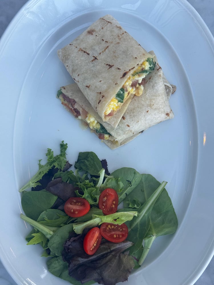(2) breakfast special wrap