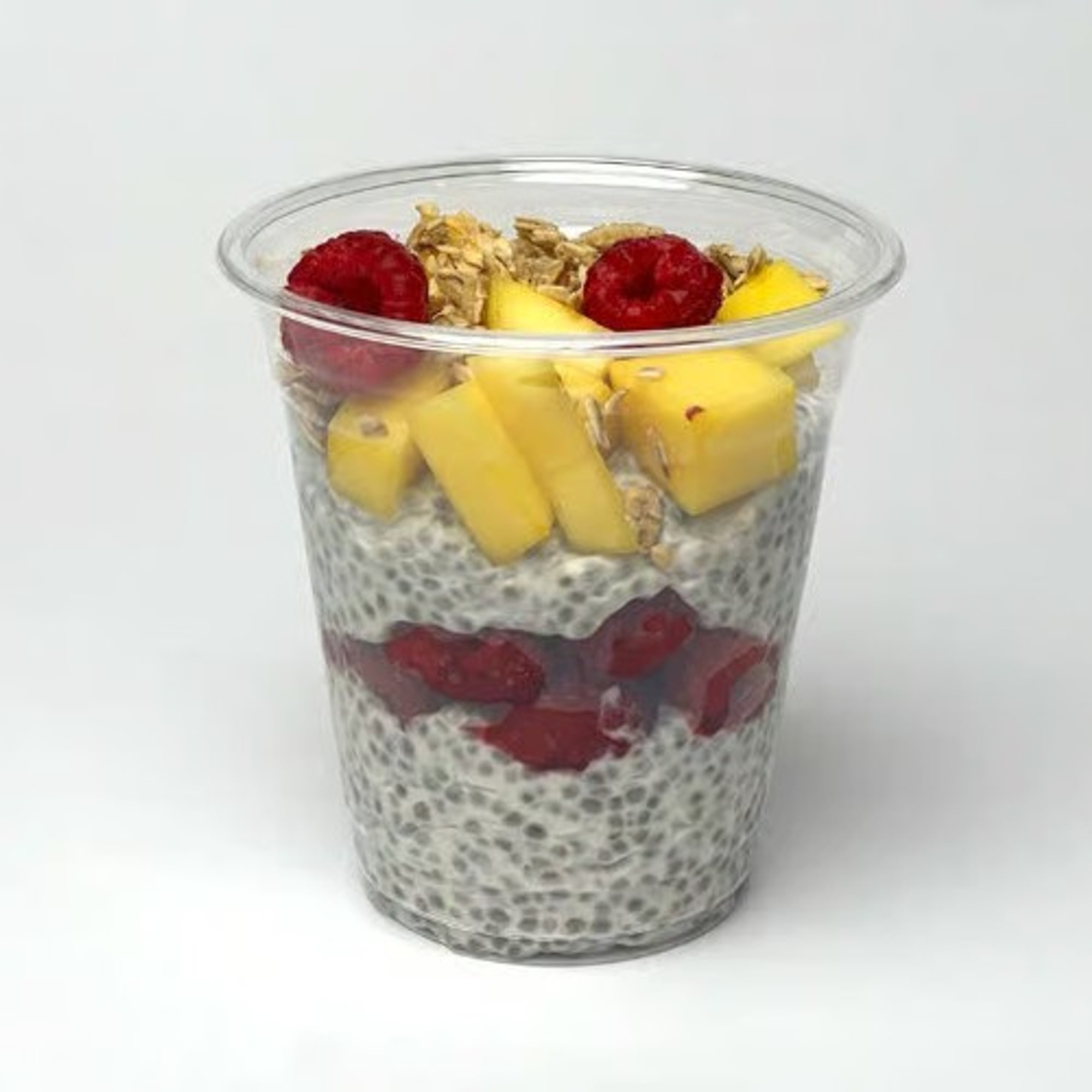 Greek Yogurt Parfait w/Raspberry & Mango