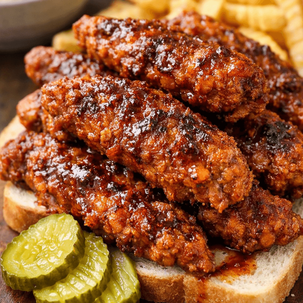 3pc Nashville Hot Tenders with Fries