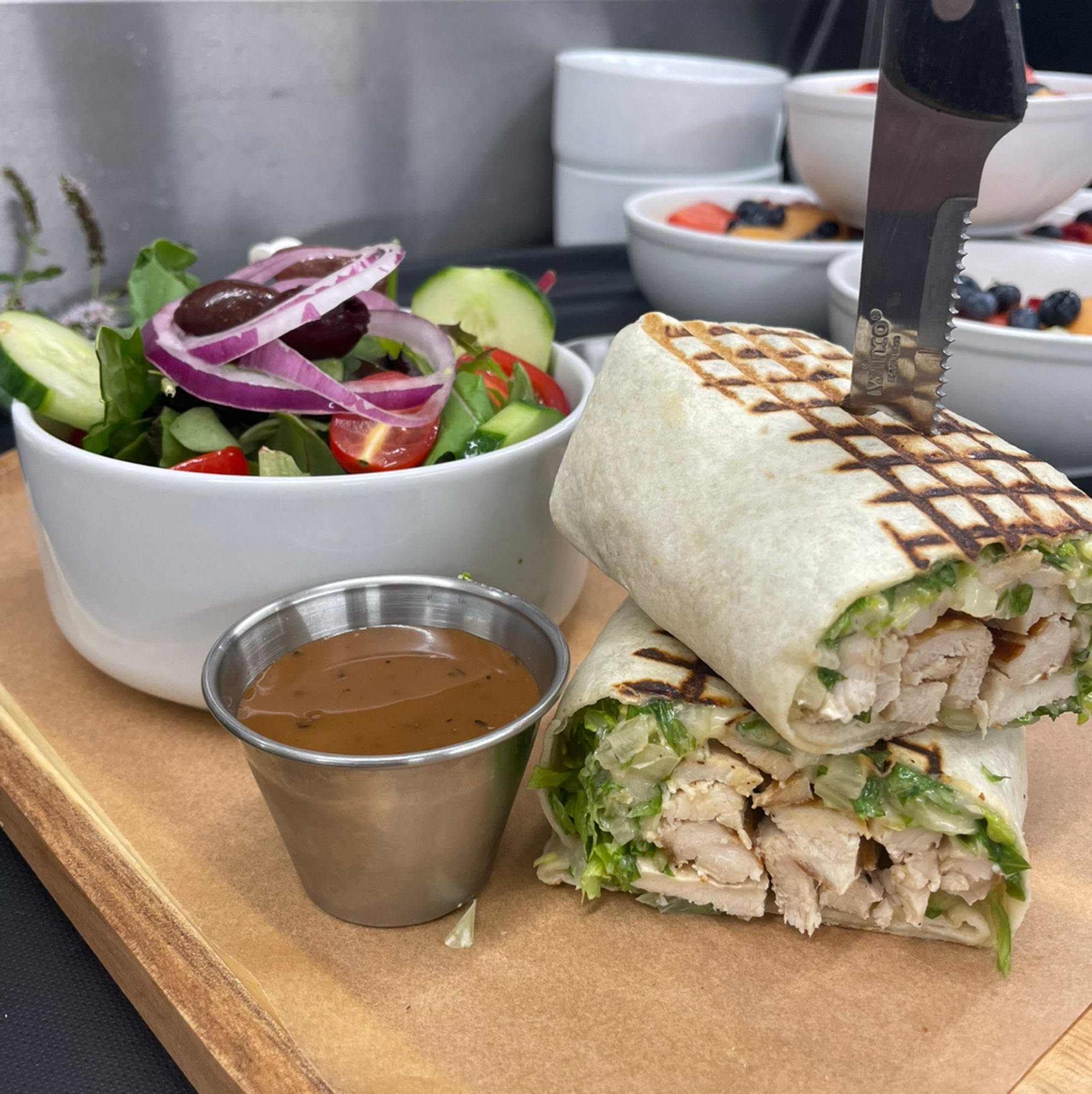 Chicken Caesar wrap