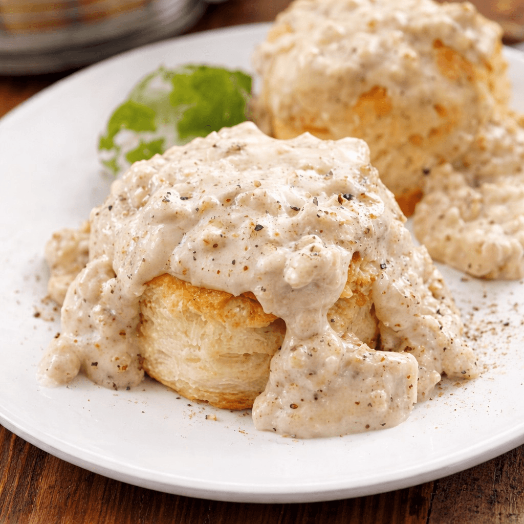 Biscuit & Sausage Gravy Breakfast