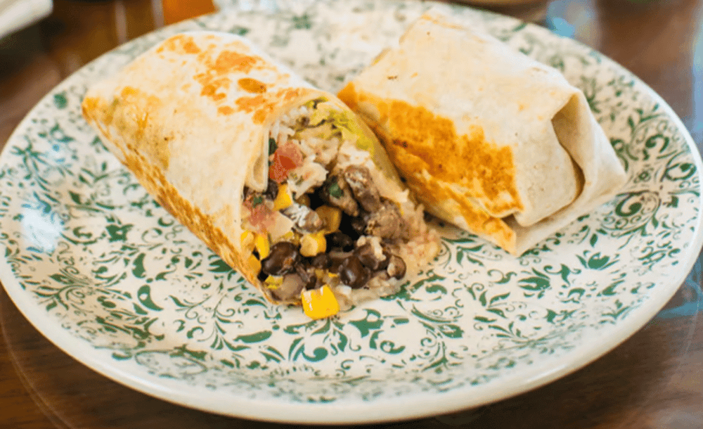 Cochinita pibil burrito