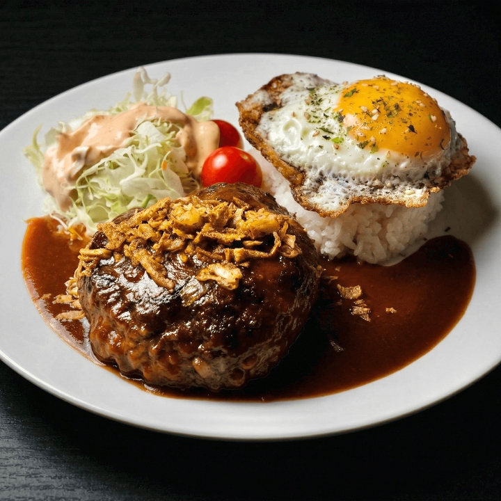 Japanese Hamburger Steak Don