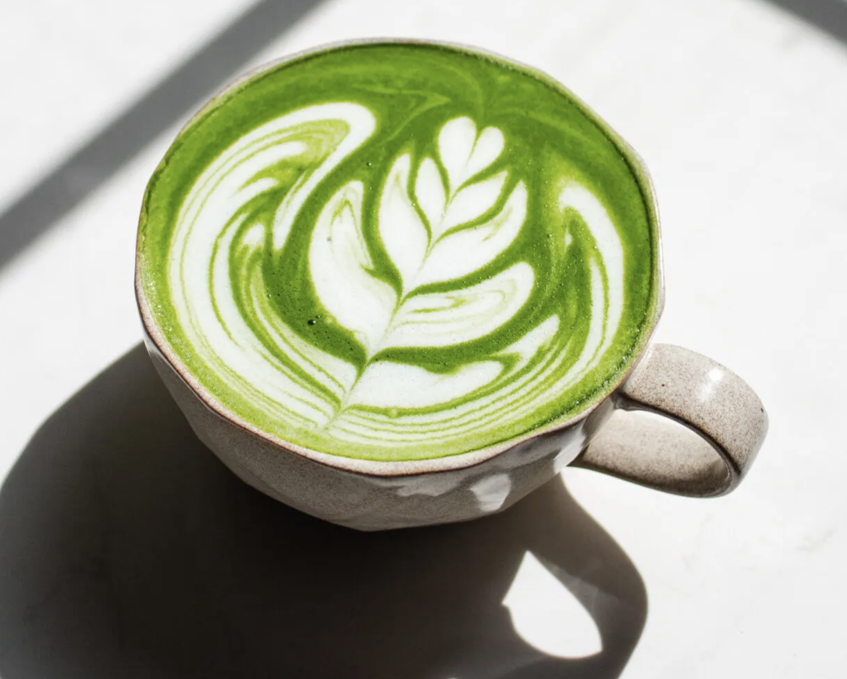Salted Maple Matcha Latte