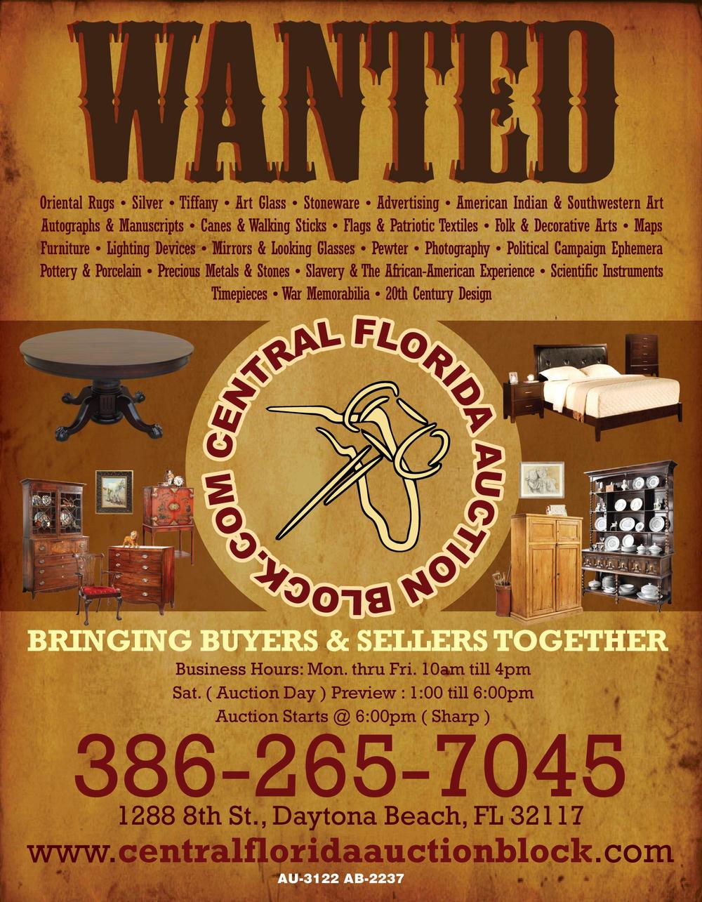 Central Florida Auction Block Photo