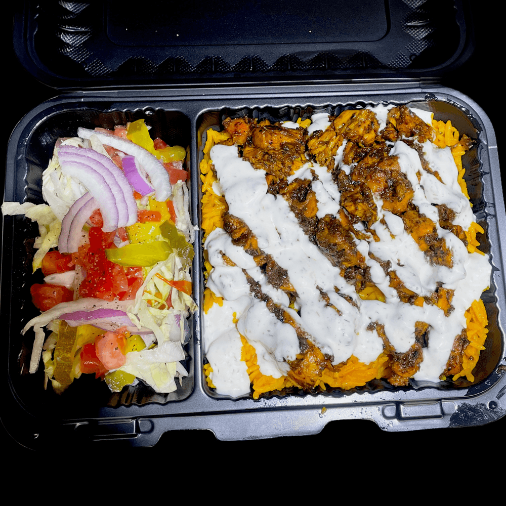 Jerk Chicken Over Rice