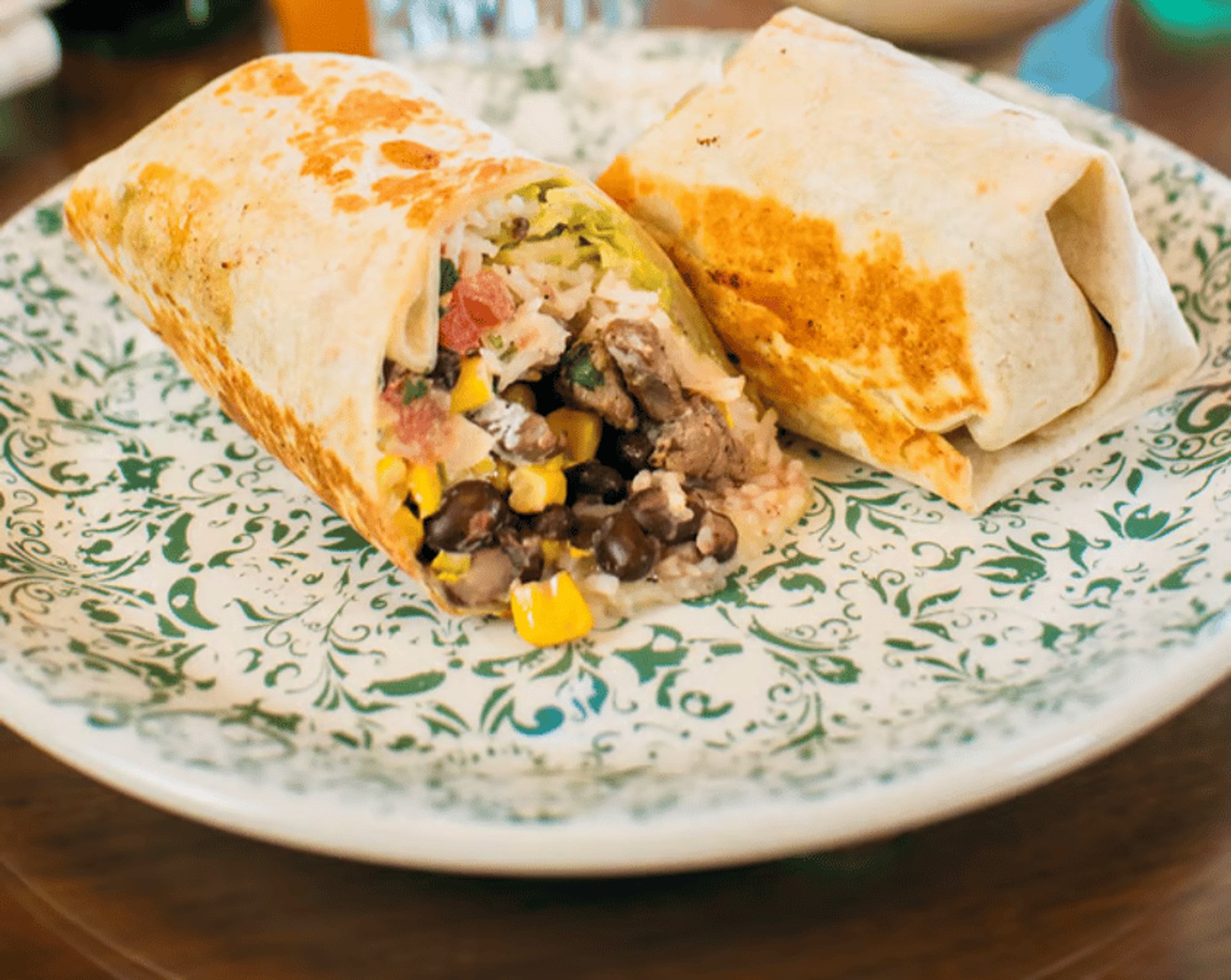 Carne asada burrito