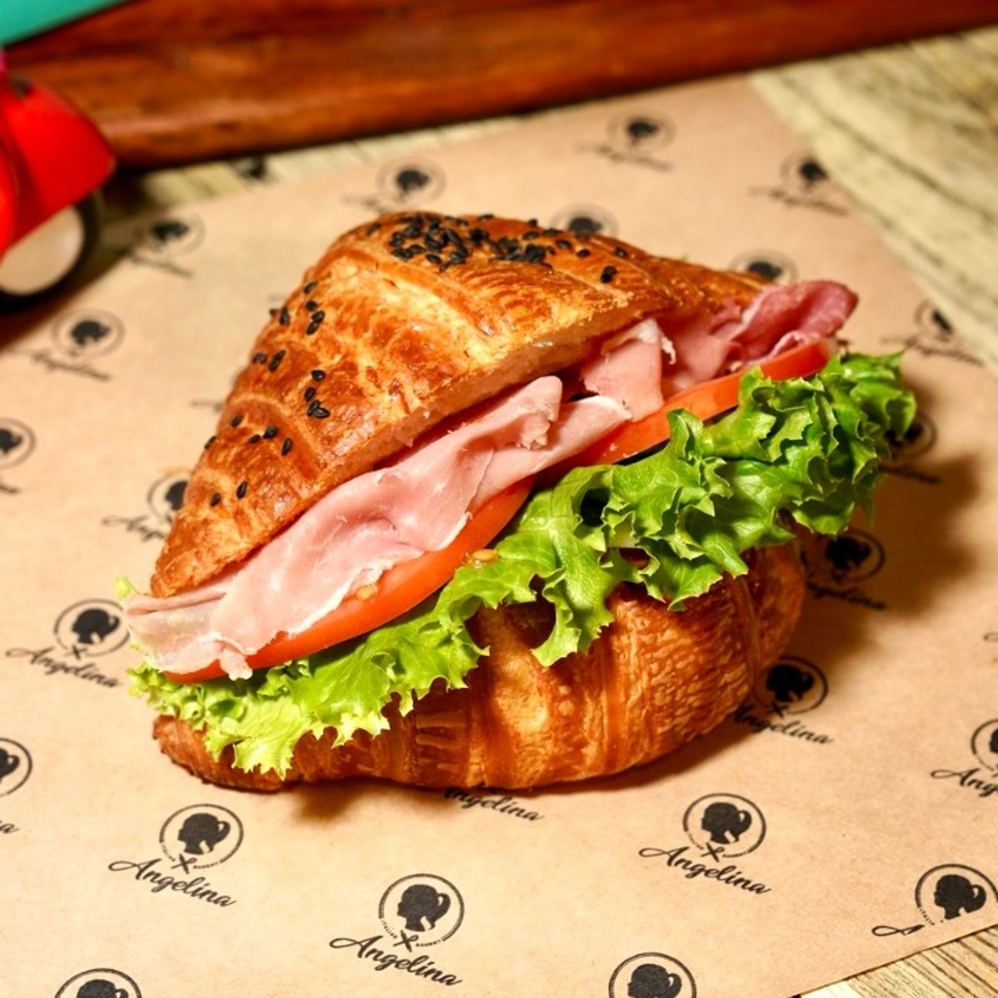 Prosciutto and Arugula Croissant