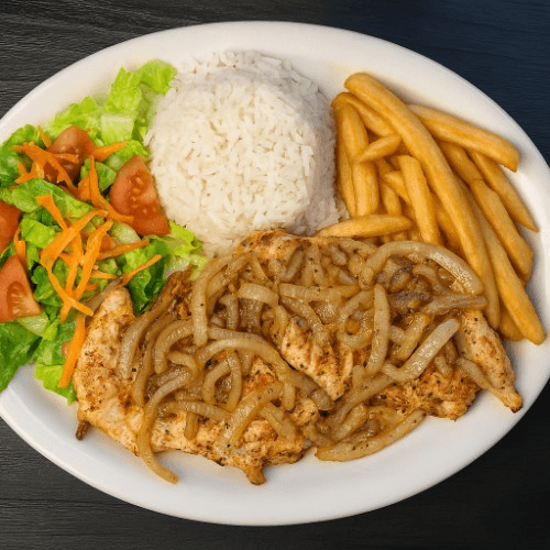Frango Acebolado