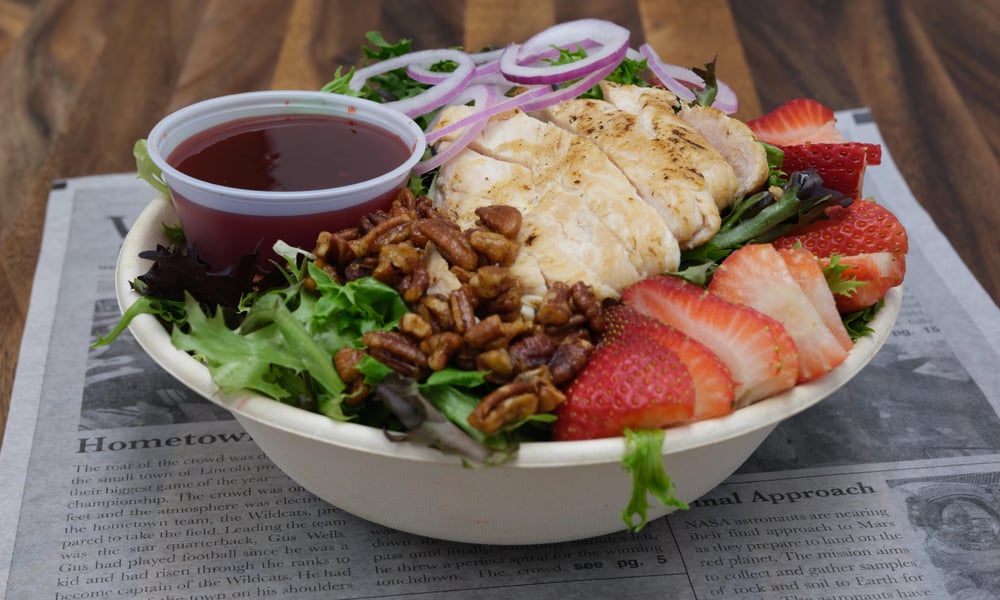 Strawberry Salad with Chicken