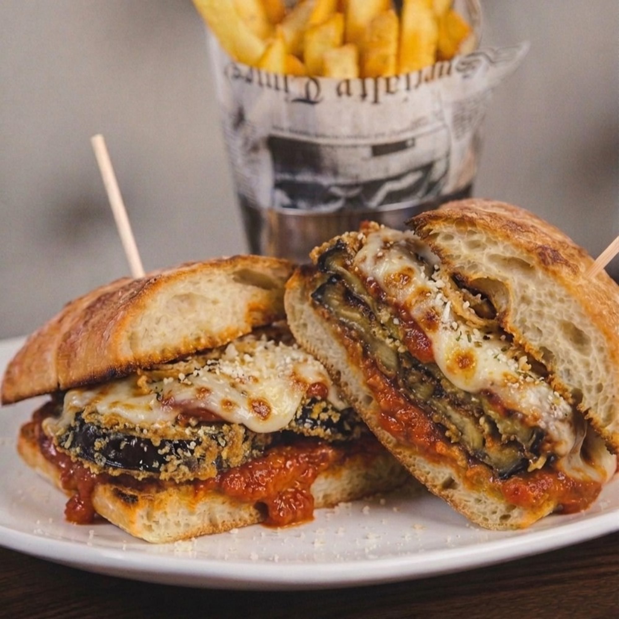 Eggplant Parm Sub.