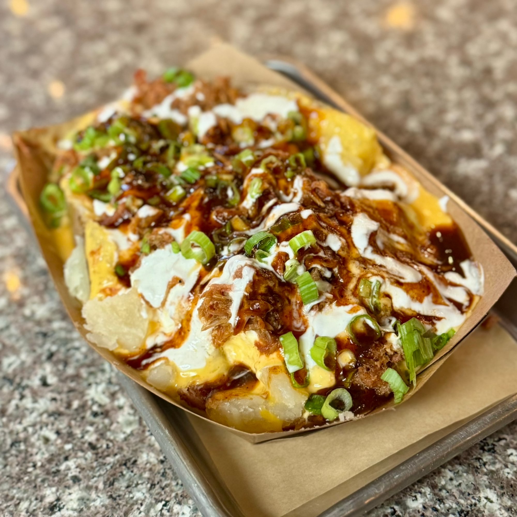 Loaded Spud + Pulled Pork