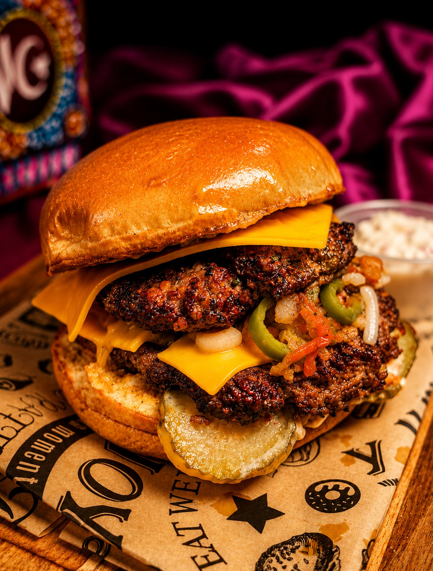 Chapli Burger w/ Fries