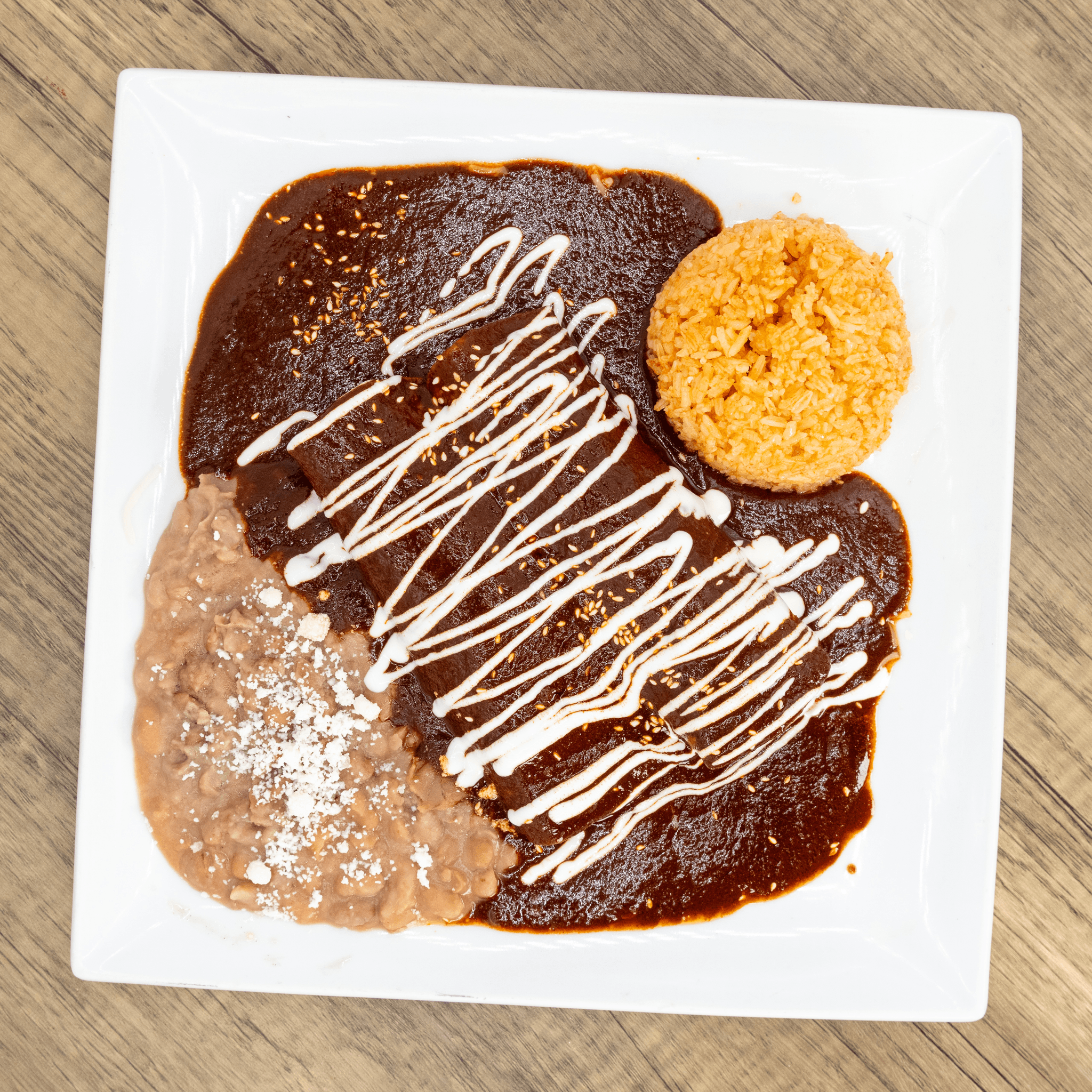 Mole Enchiladas