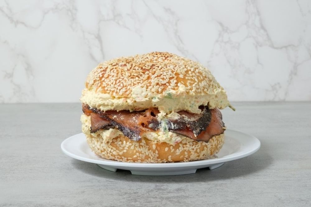 Pastrami Lox Sandwich