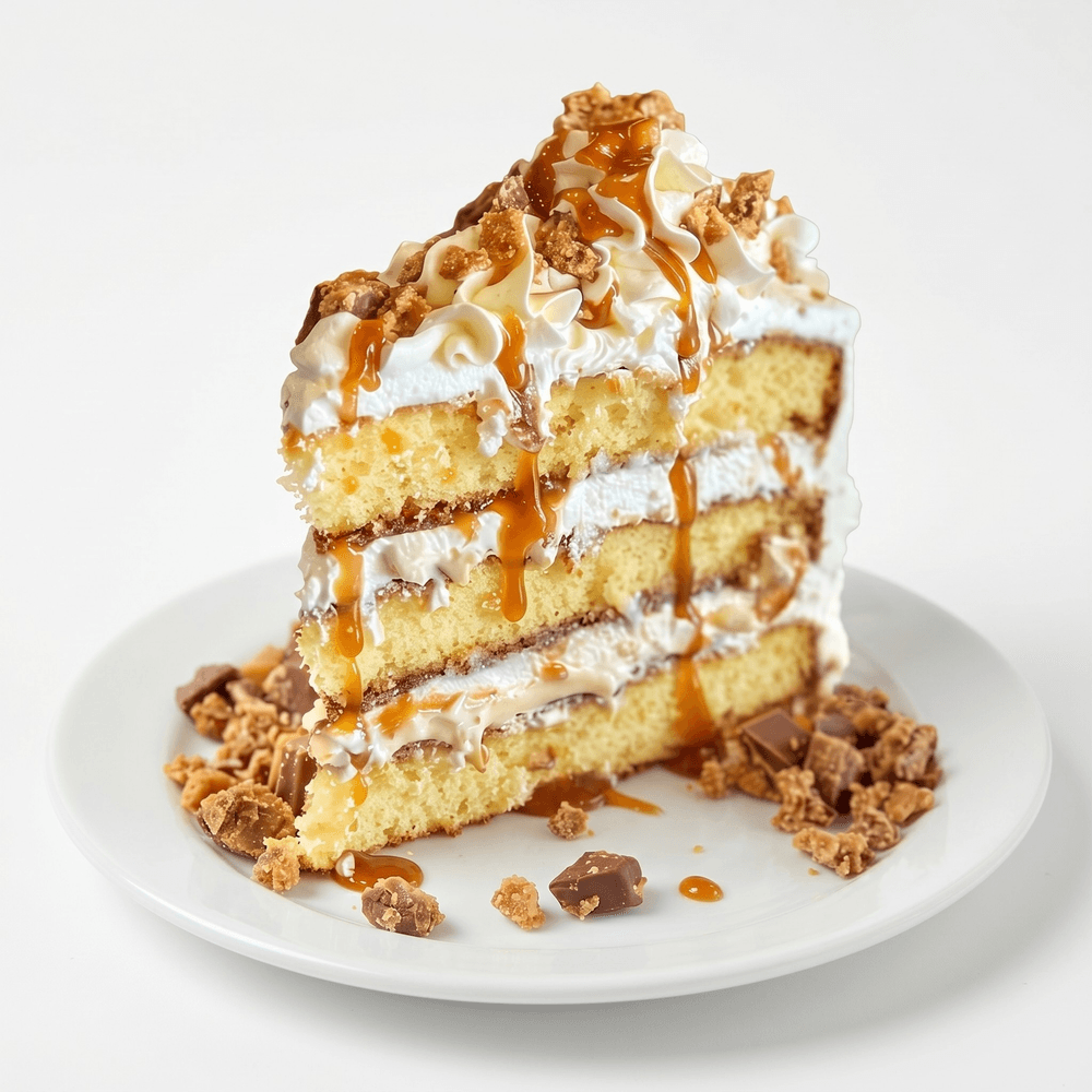Butterscotch Cake Slice