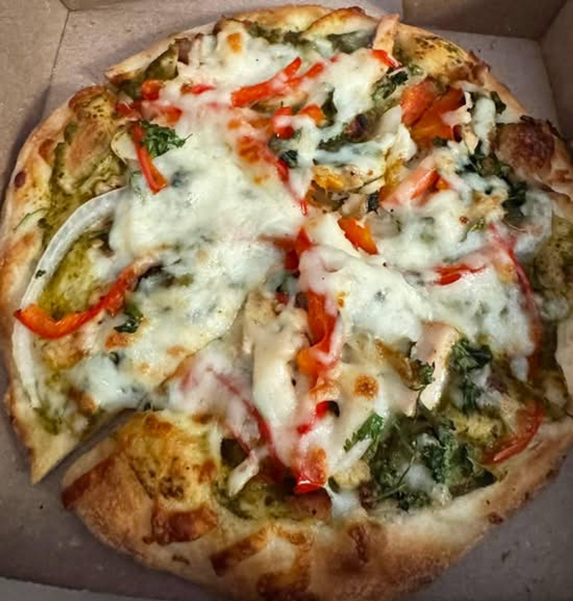 Poblano Pepper Pizza