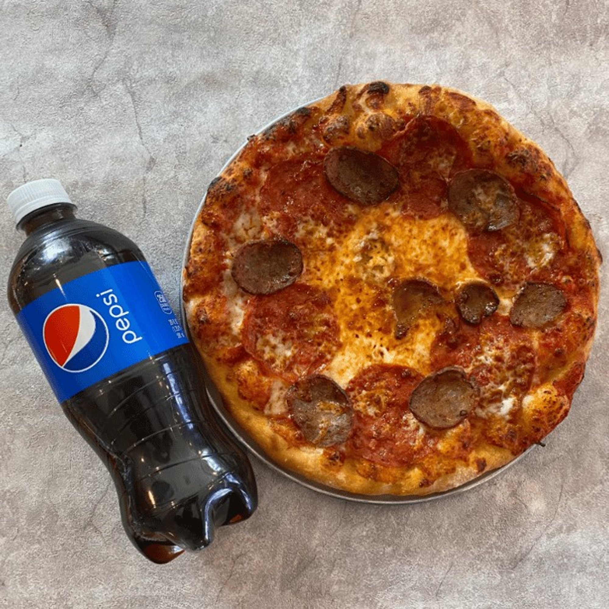Personal 10" 2 topping + drink
