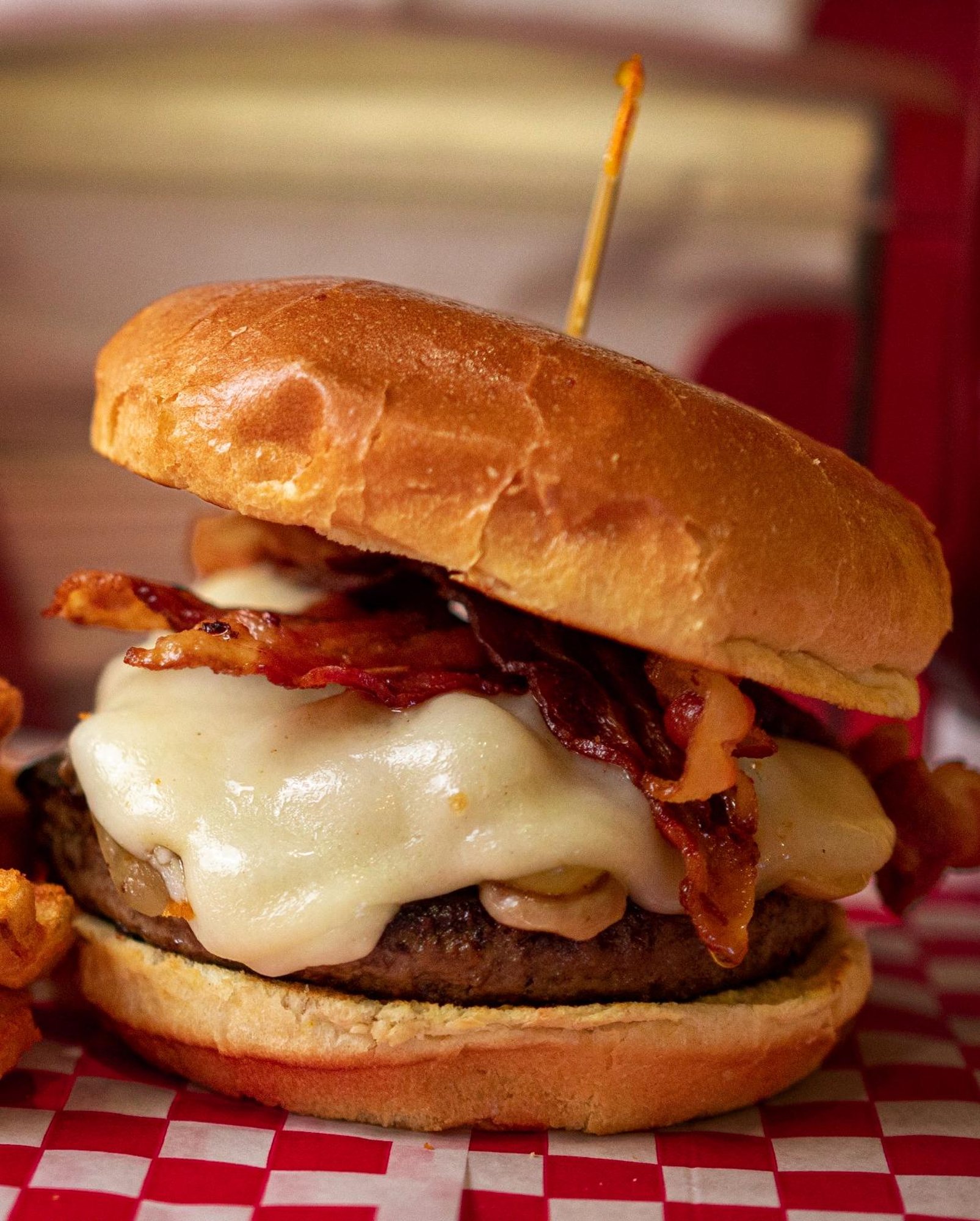 Mushroom Swiss With Bacon
