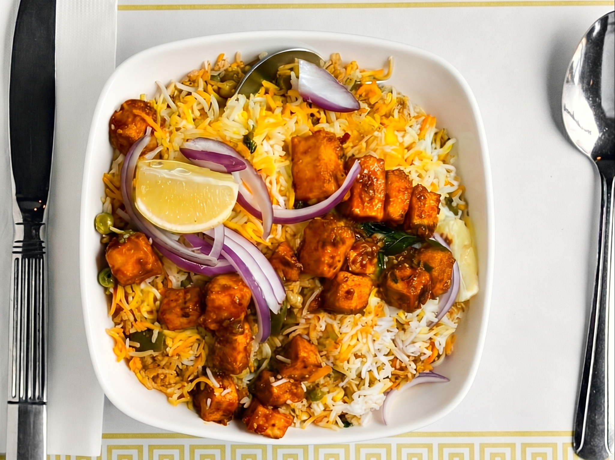 Chilli Paneer Biryani