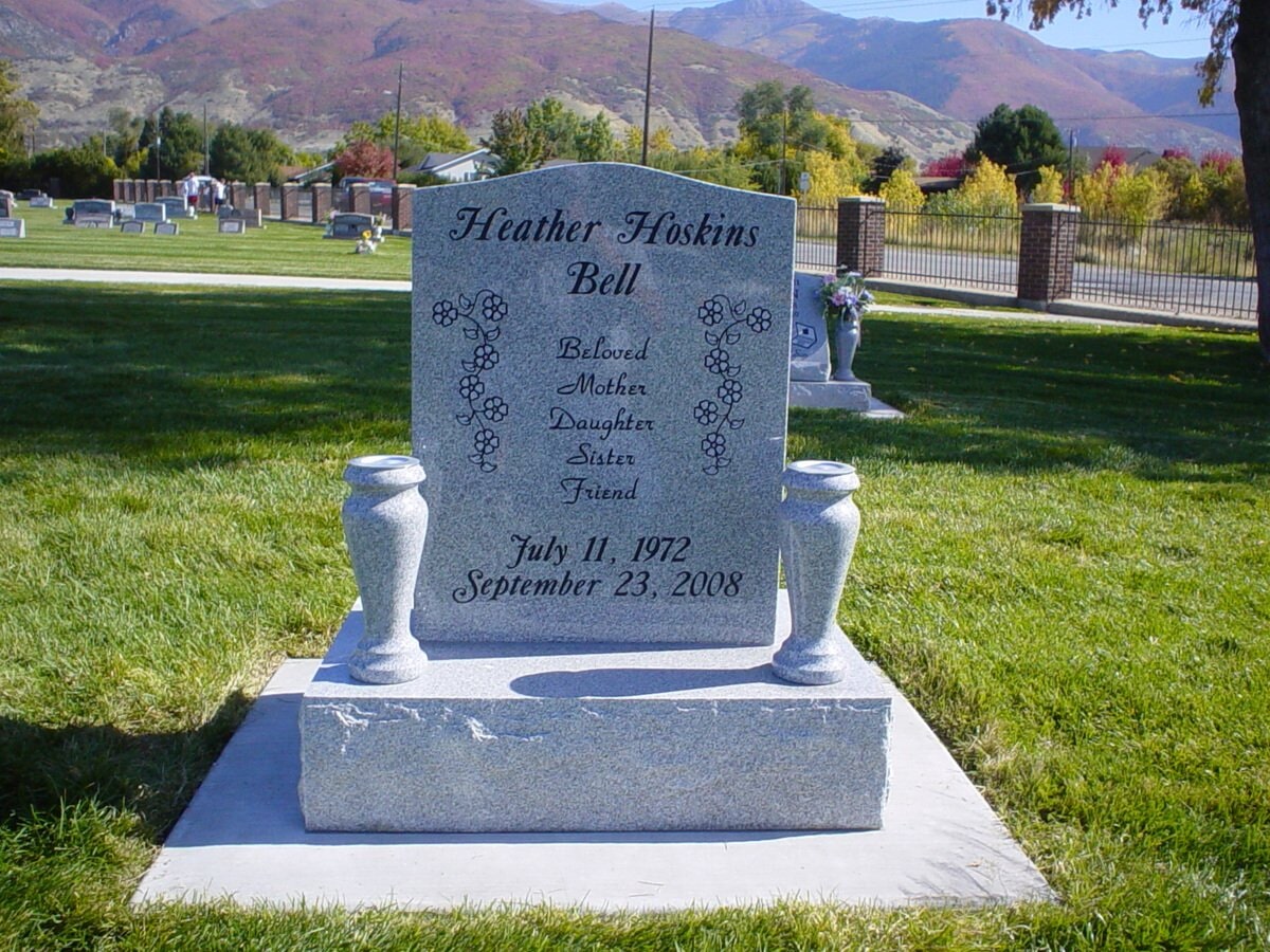 Utah Headstone Design Photo