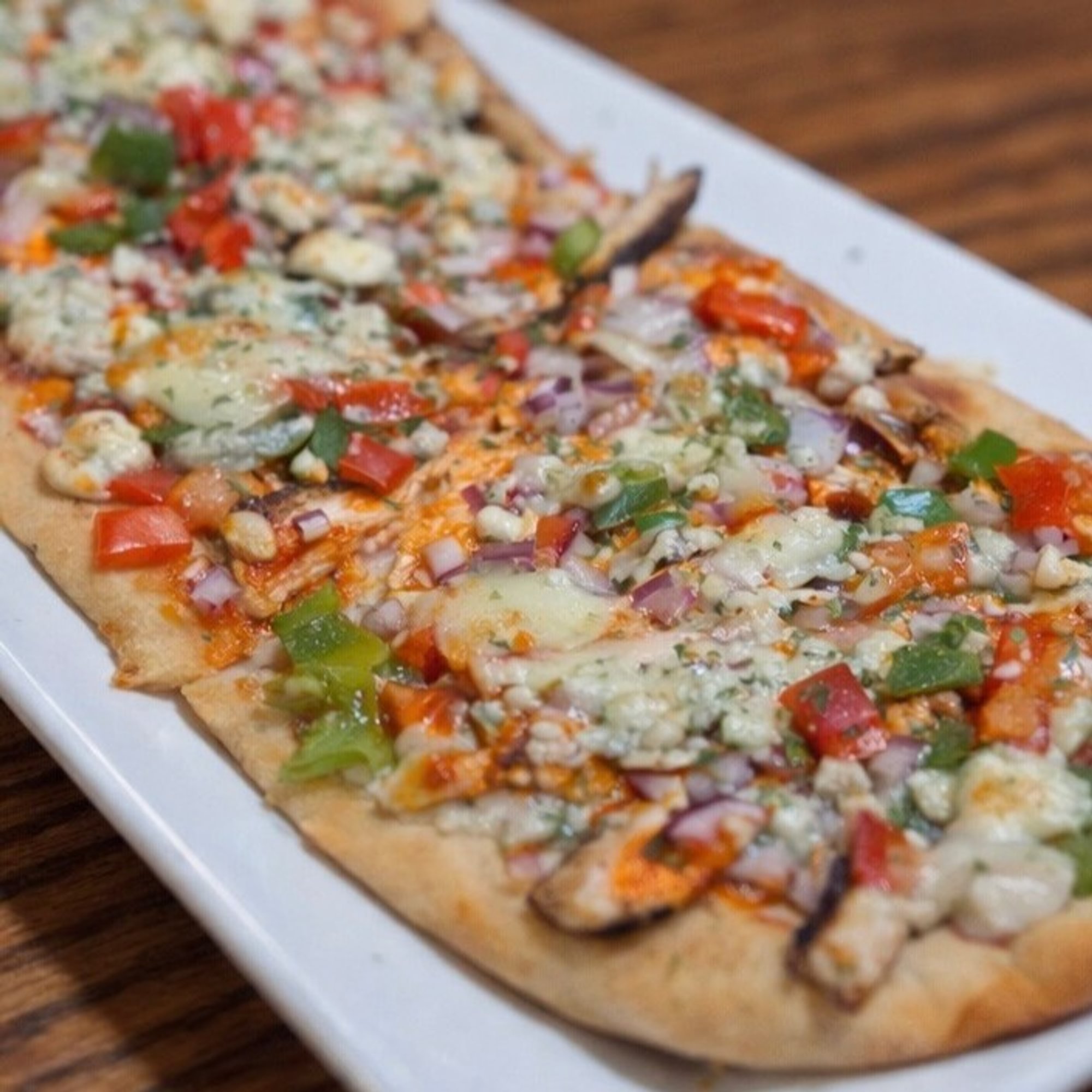 RBS Buffalo Grilled Chicken Flatbread