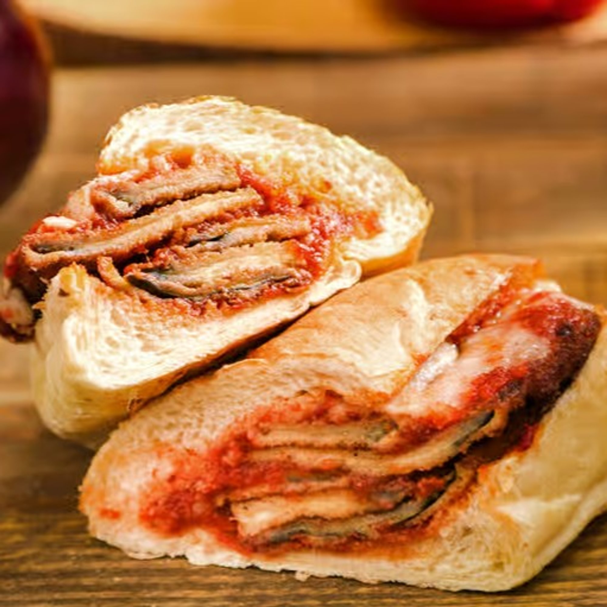Eggplant Parmigiana Sub