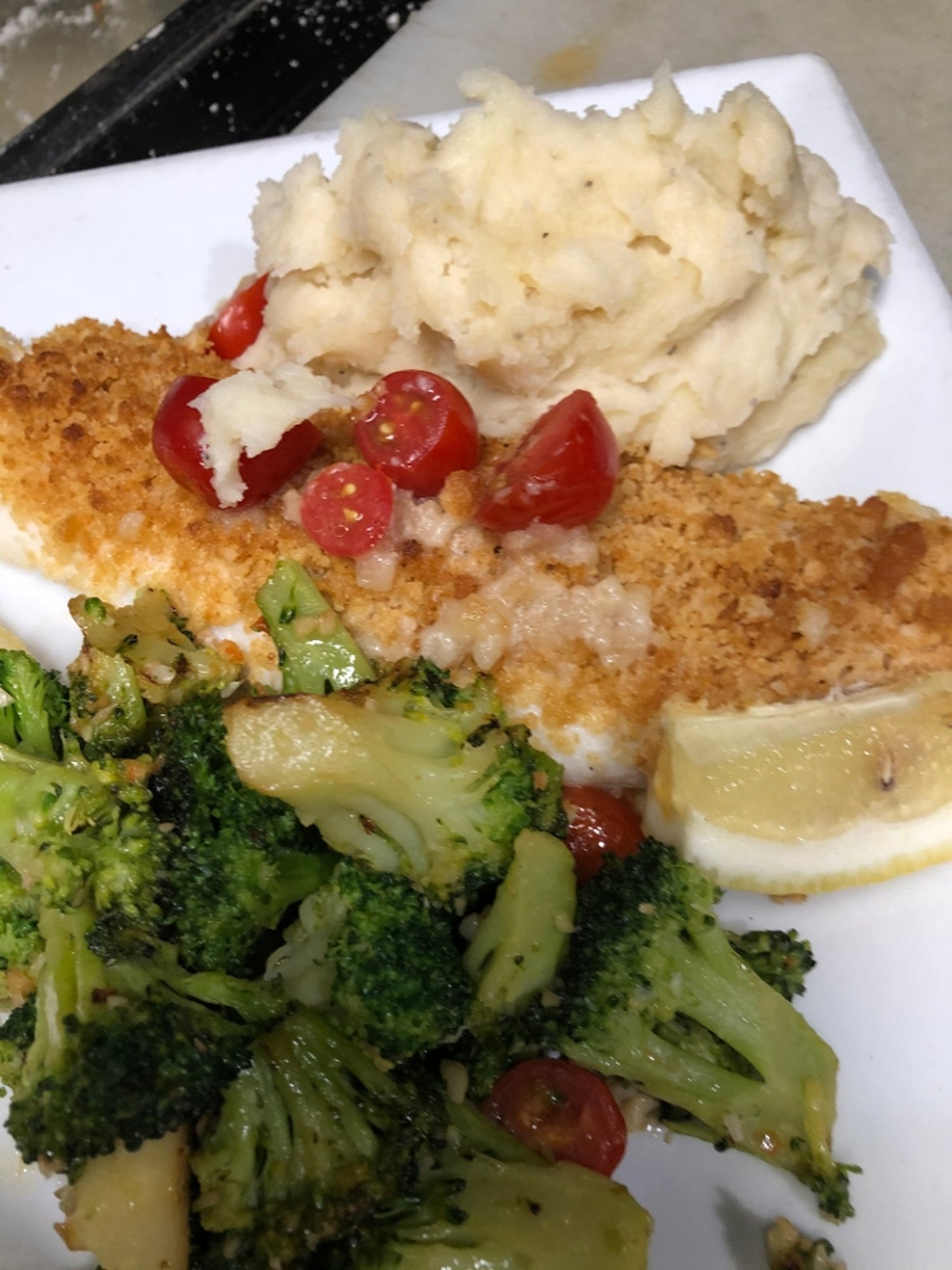 Baked Haddock with Potato & Veggie