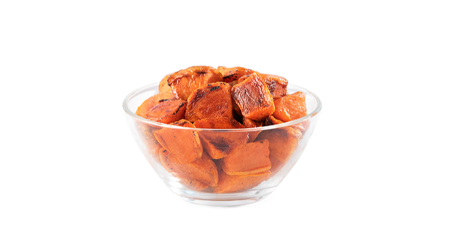 MAPLE-KISSED SWEET POTATOES