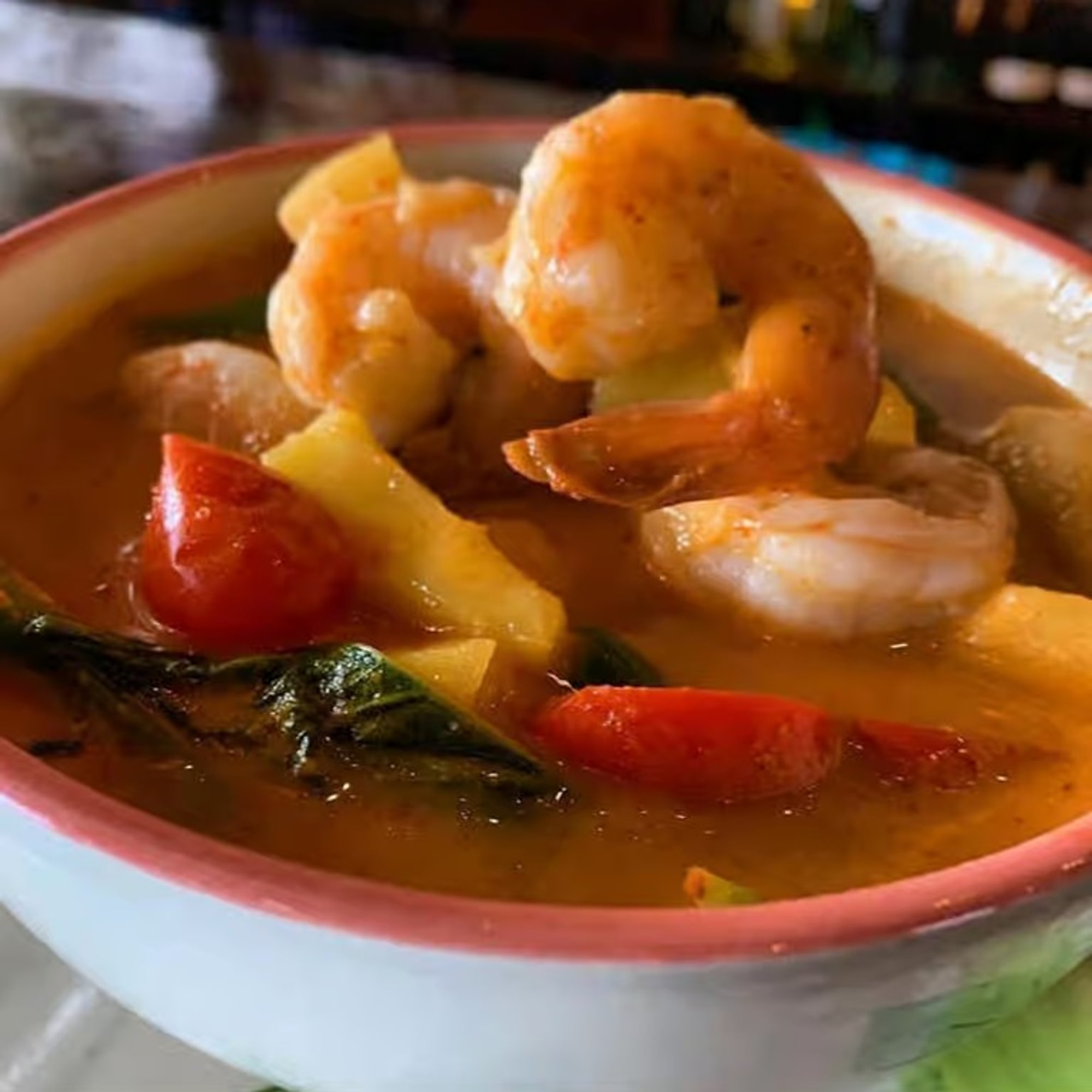 Red Pineapple Curry Lunch