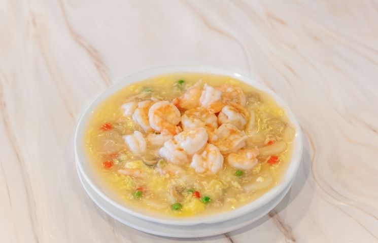 Shrimp with lobster sauce (lunch) / 虾龙糊(午)