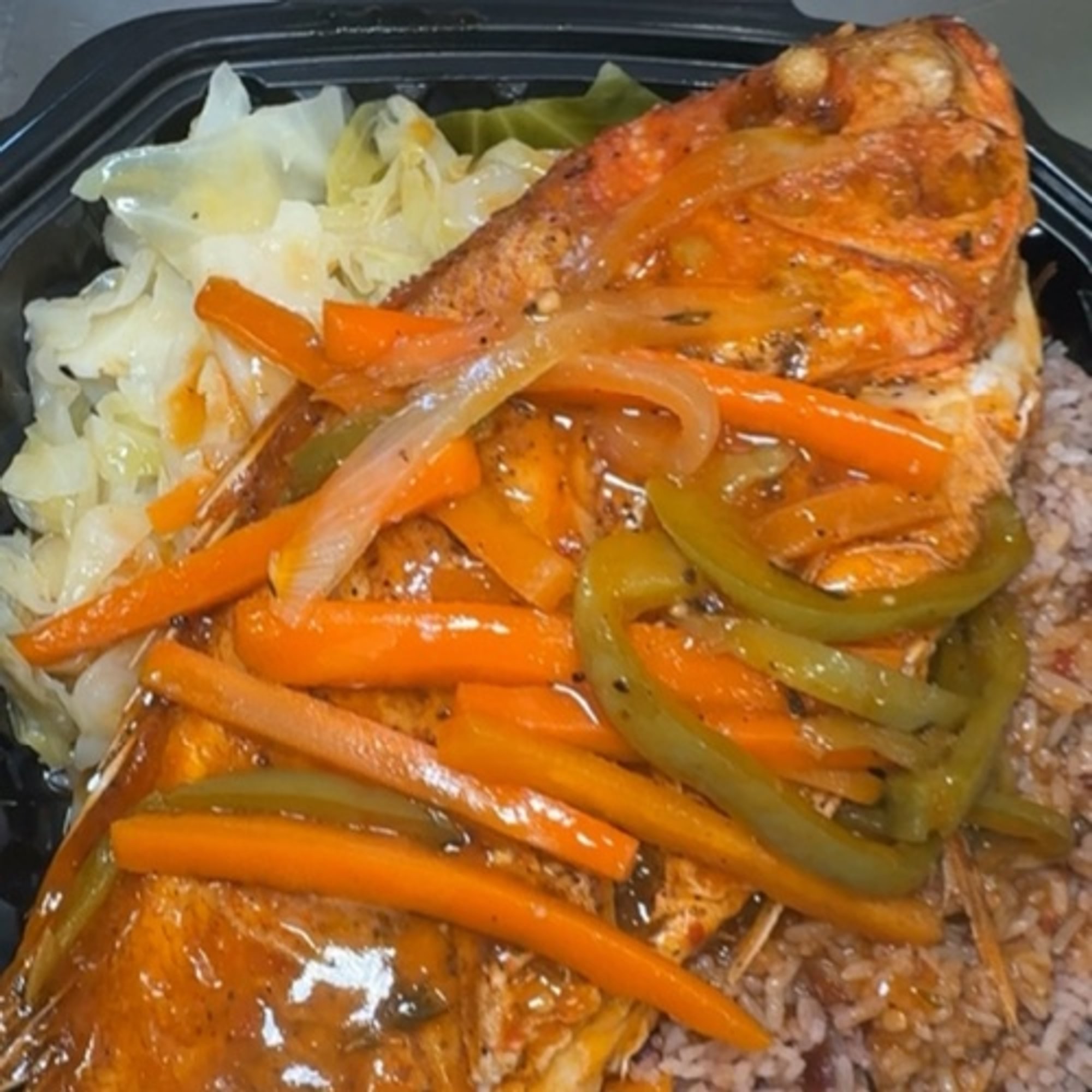 Brown Stew Fish