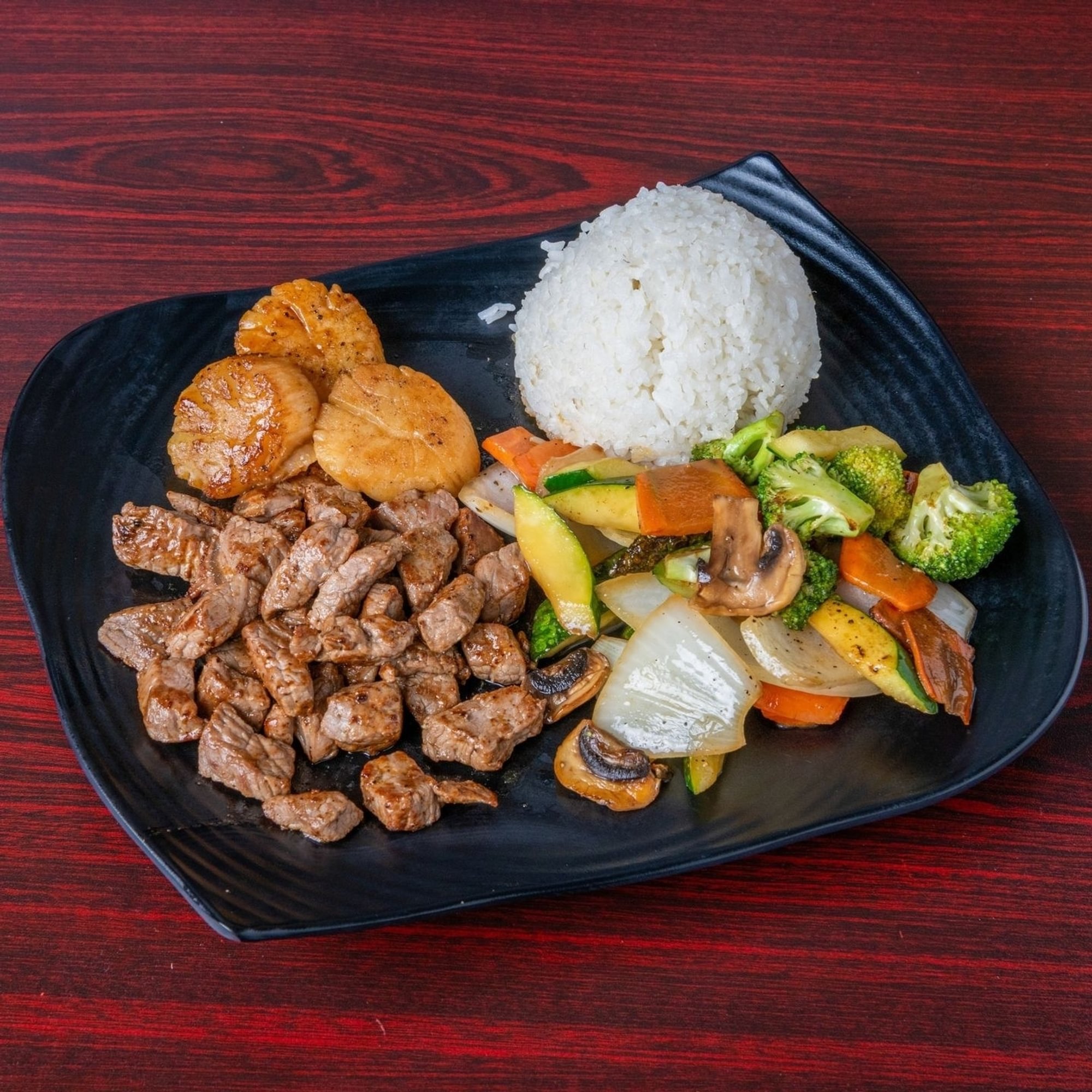Hibachi Steak and Scallop
