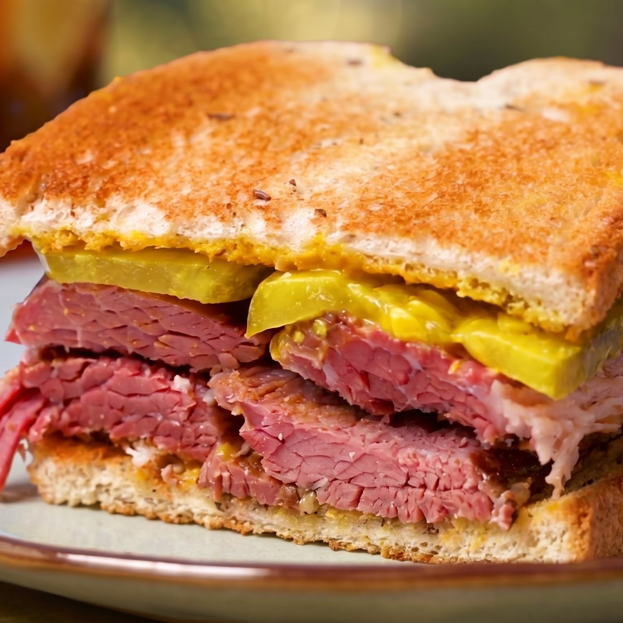 Hot Corned Beef Sandwich