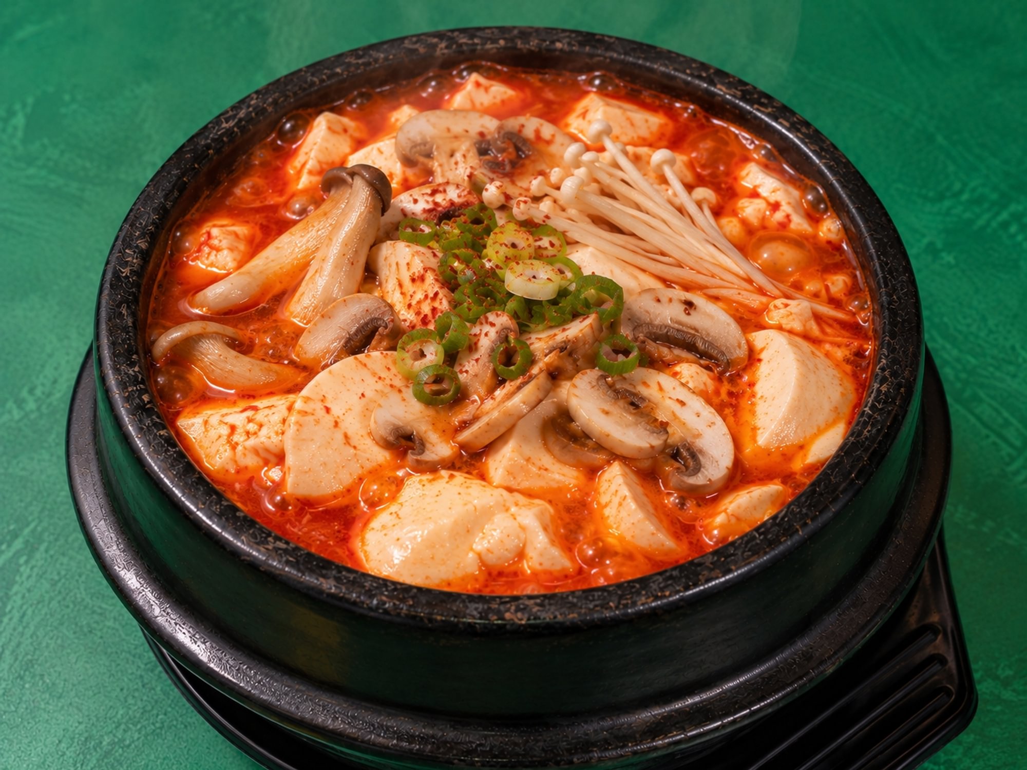Mushroom Soft Tofu Soup