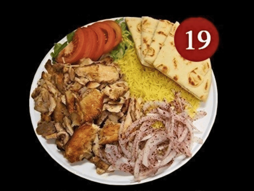 #19 Chk Shawarma Plate