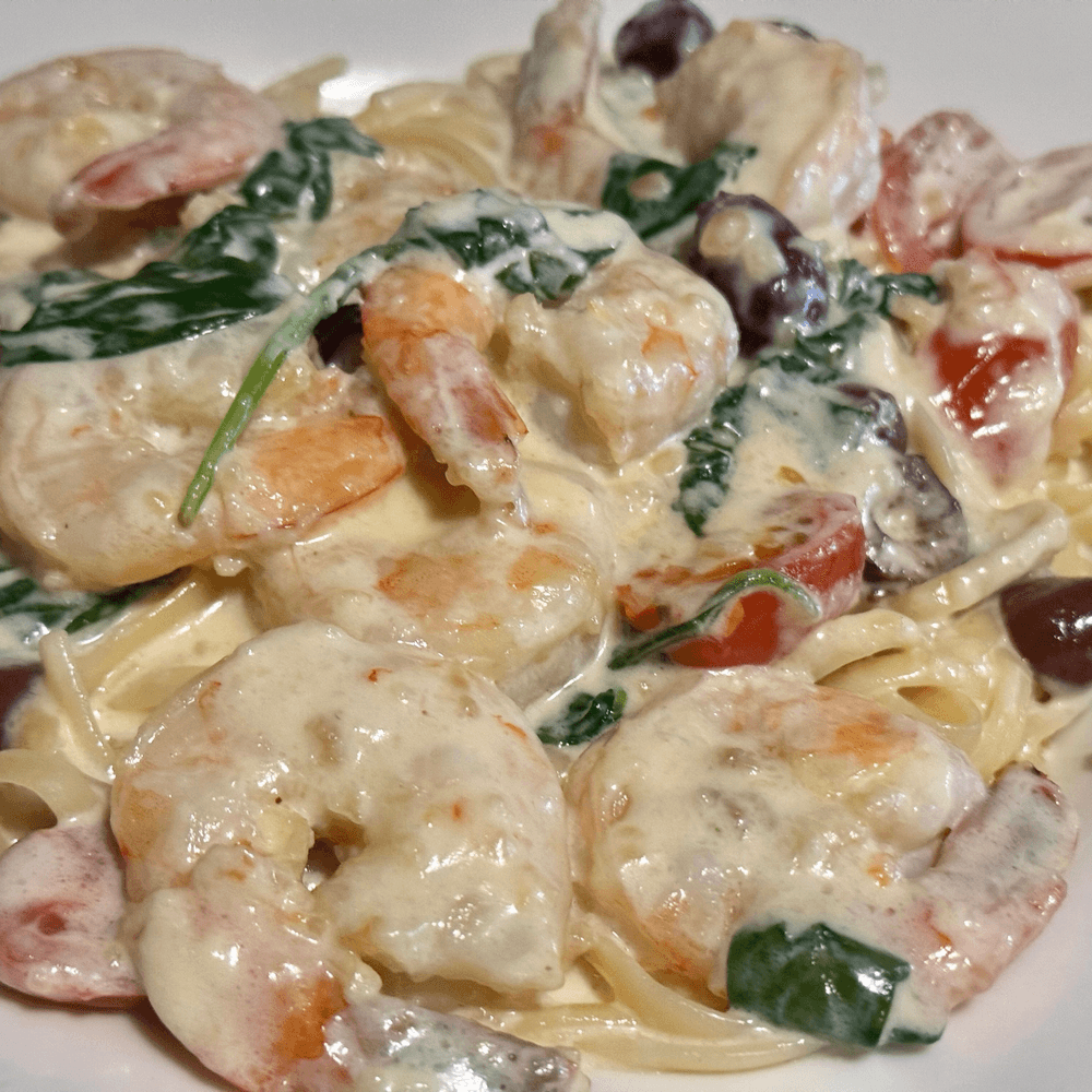 Mediterranean Shrimp Alfredo