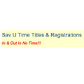 Sav U Time Titles & Registrations