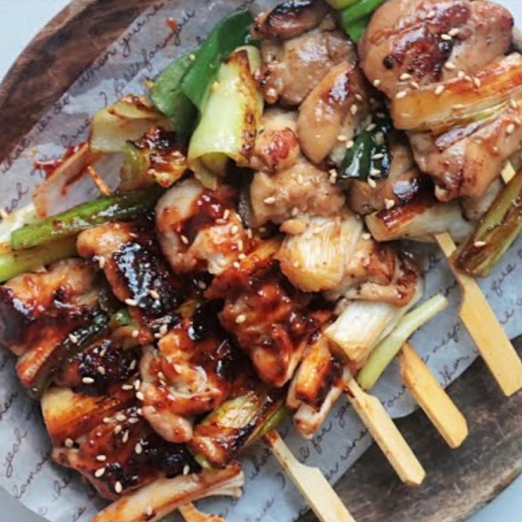 HALF & HALF 6PCS YAKITORI ORIGINAL AND FIRE
