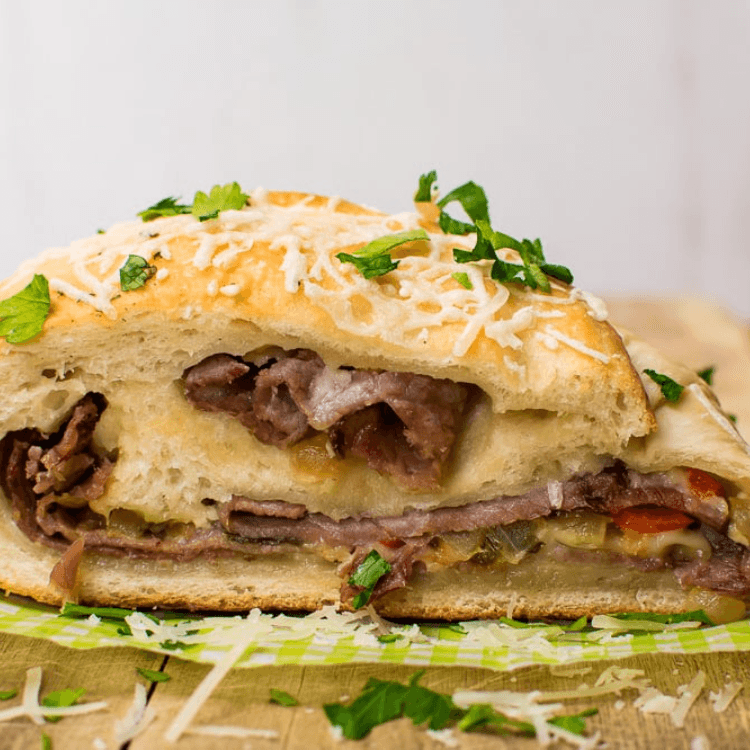 Philly Steak Calzone